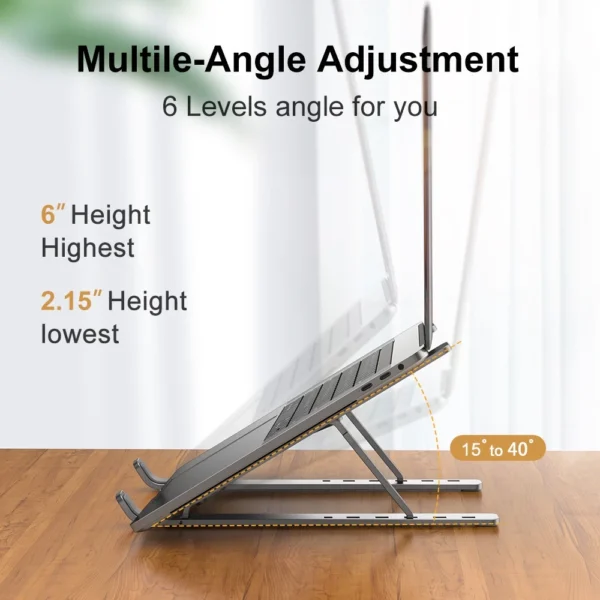 Portable Foldable Laptop Stand Multi Angle